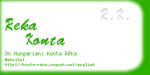 reka konta business card