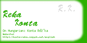 reka konta business card